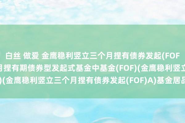白丝 做爱 金鹰稳利竖立三个月捏有债券发起(FOF)A: 金鹰稳利竖立三个月捏有期债券型发起式基金中基金(FOF)(金鹰稳利竖立三个月捏有债券发起(FOF)A)基金居品尊府提要